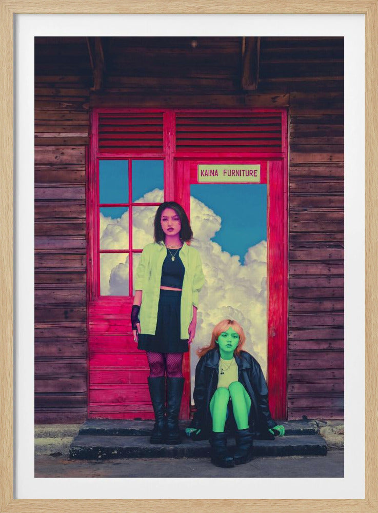 Pink &amp; Green | Poster