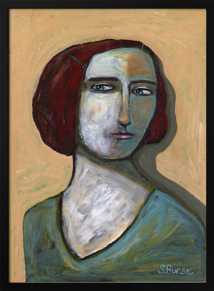 Woman with piercing eyes | Poster