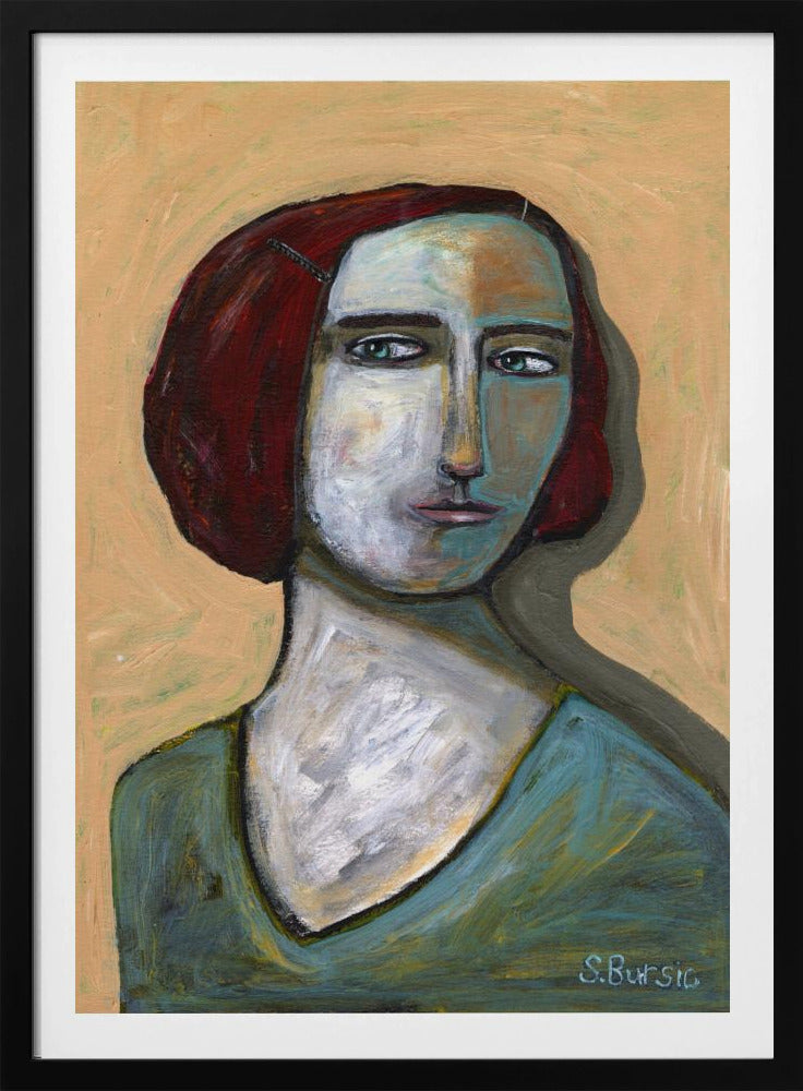 Woman with piercing eyes | Poster