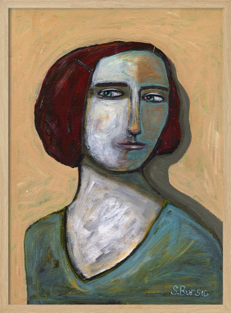 Woman with piercing eyes | Poster