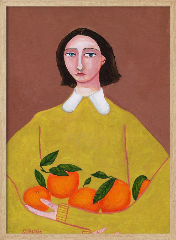 Lady with Oranges | Poster