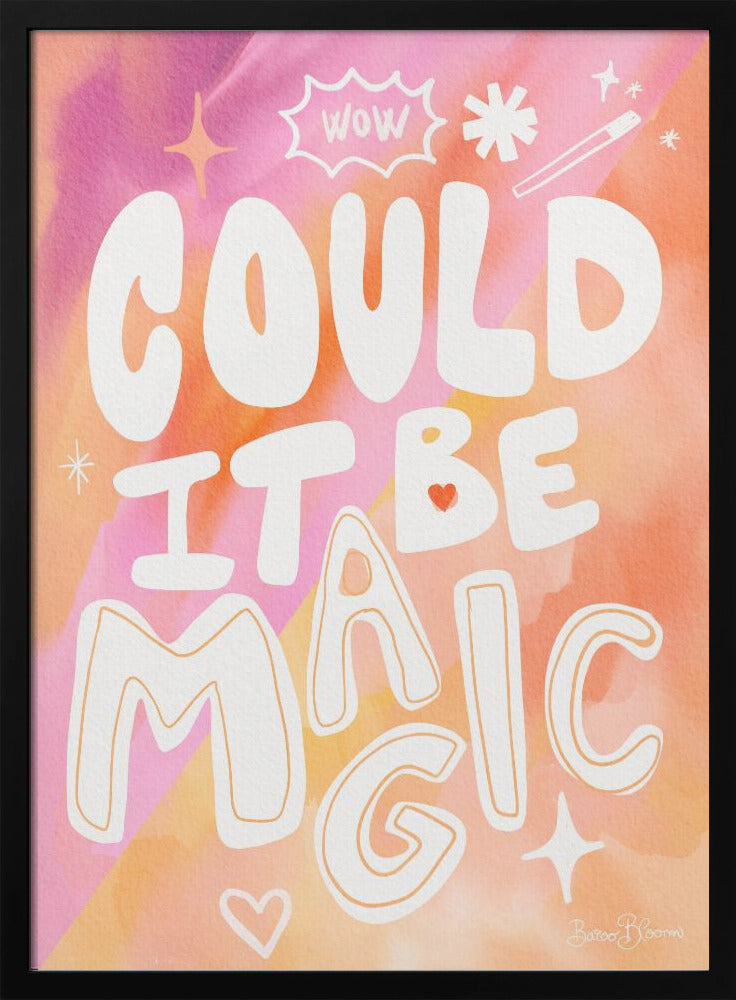 Could it Be Magic - Peach Pink | Poster