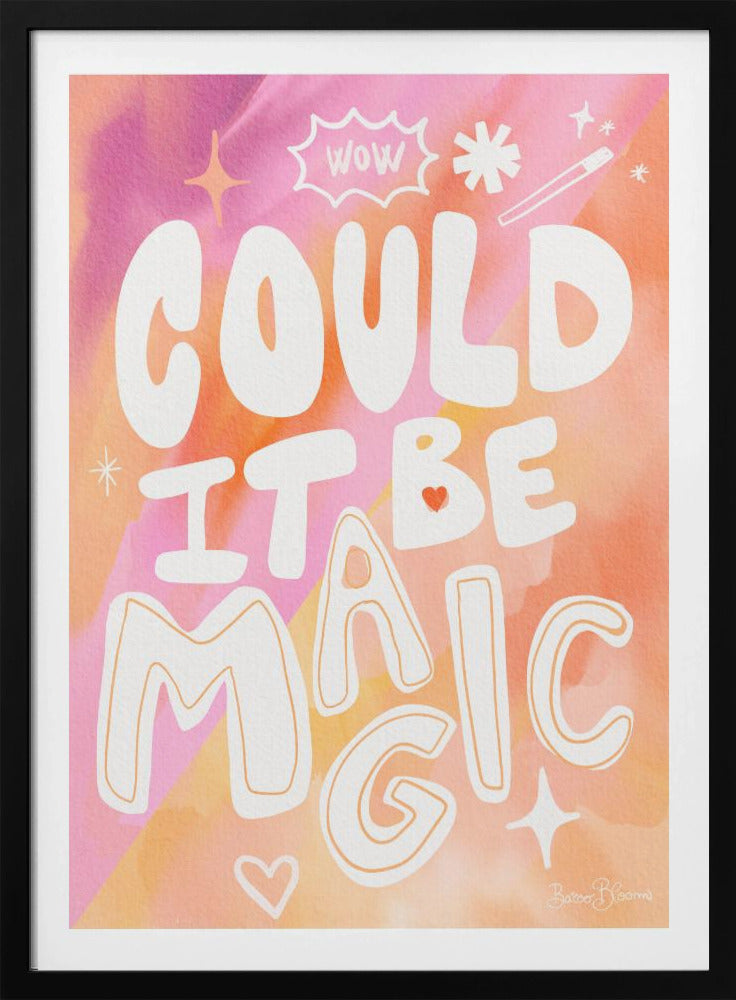 Could it Be Magic - Peach Pink | Poster