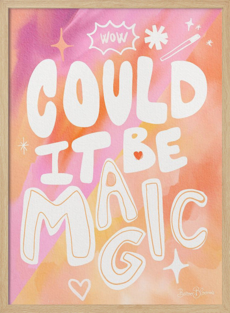 Could it Be Magic - Peach Pink | Poster