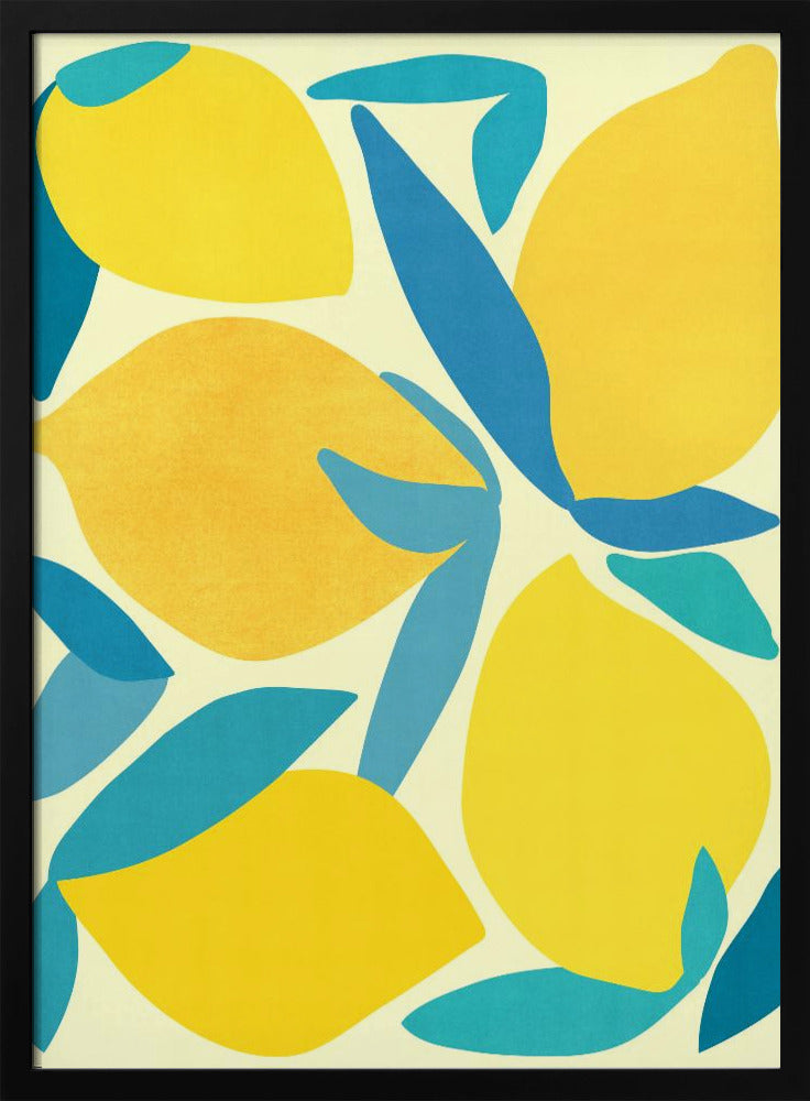 Lemon Shapes | Poster