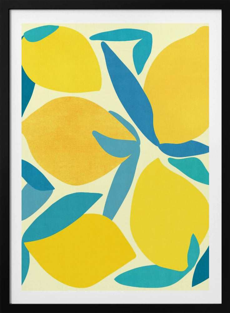 Lemon Shapes | Poster
