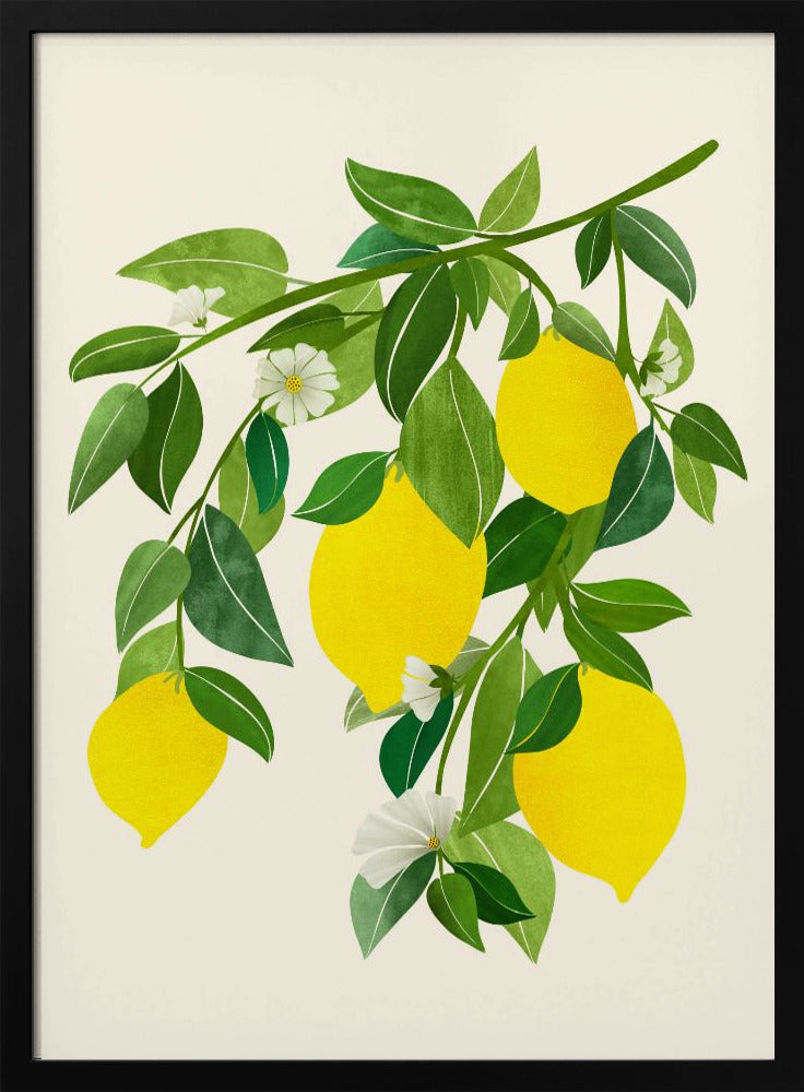 Sunny Lemons 4x5 | Poster