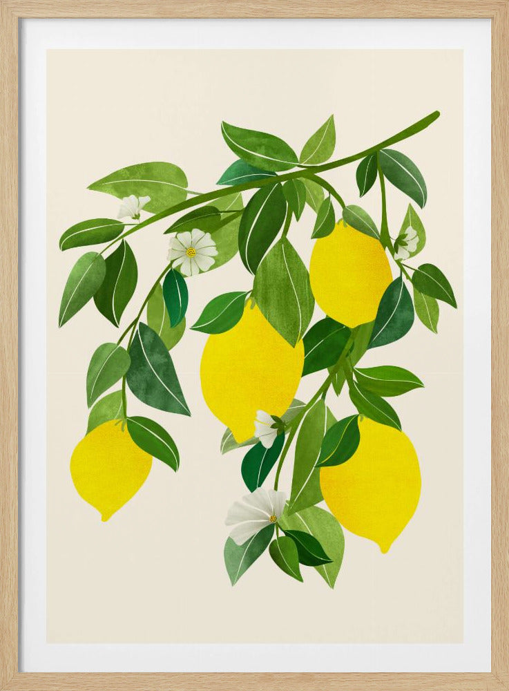 Sunny Lemons 4x5 | Poster
