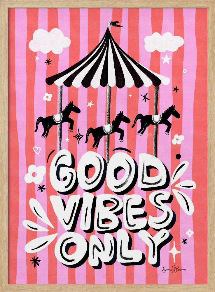 Carousel Good Vibes Only | Poster