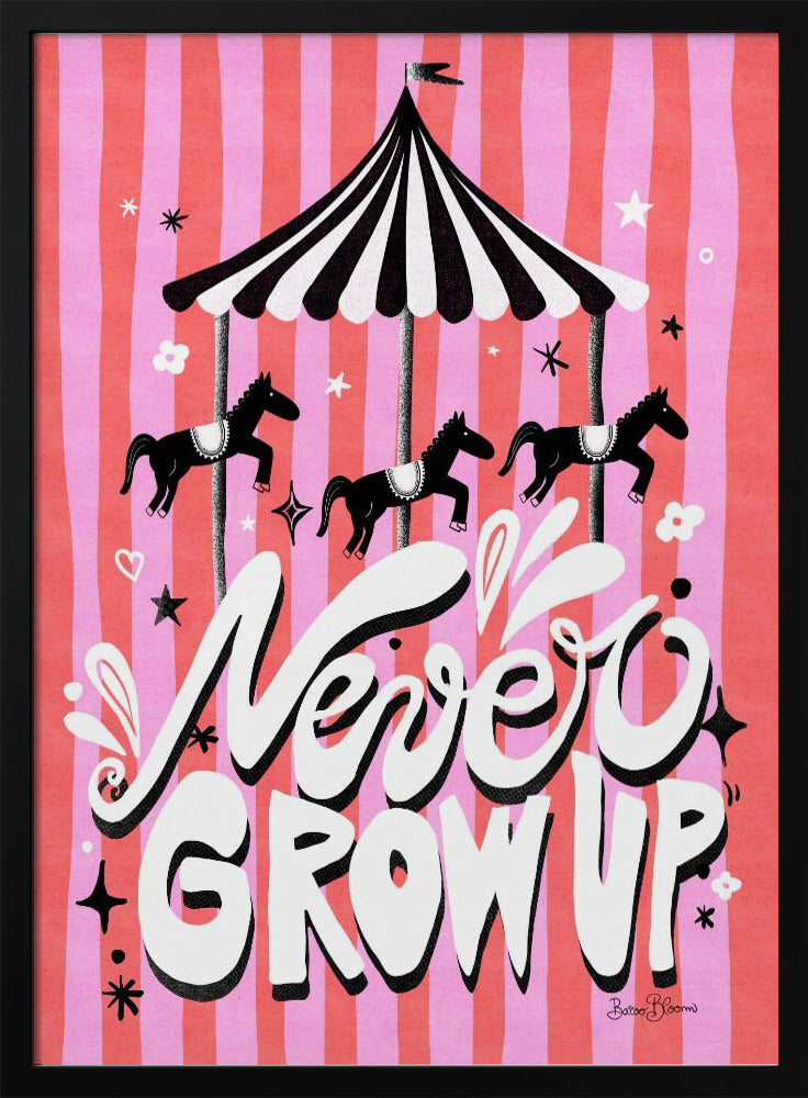 Carousel - Never Grow Up | Poster