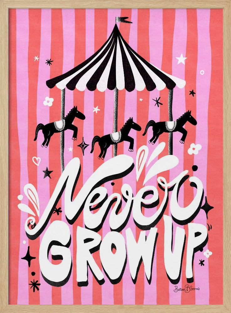 Carousel - Never Grow Up | Poster