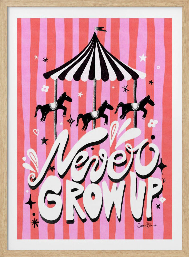 Carousel - Never Grow Up | Poster