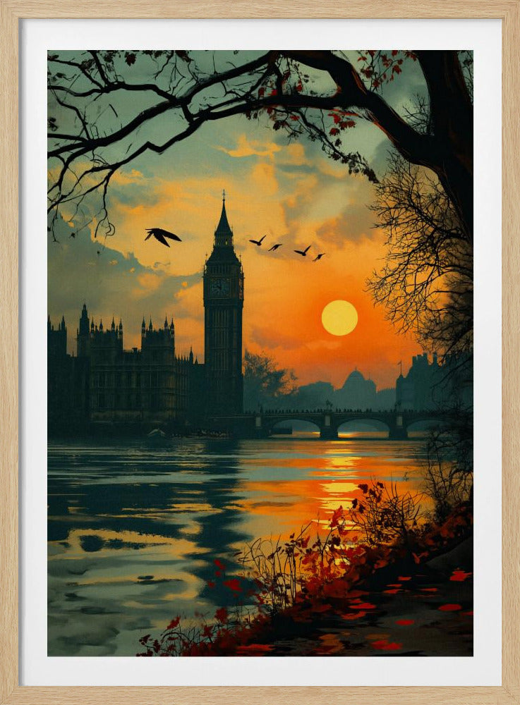 View from the Thames | Poster