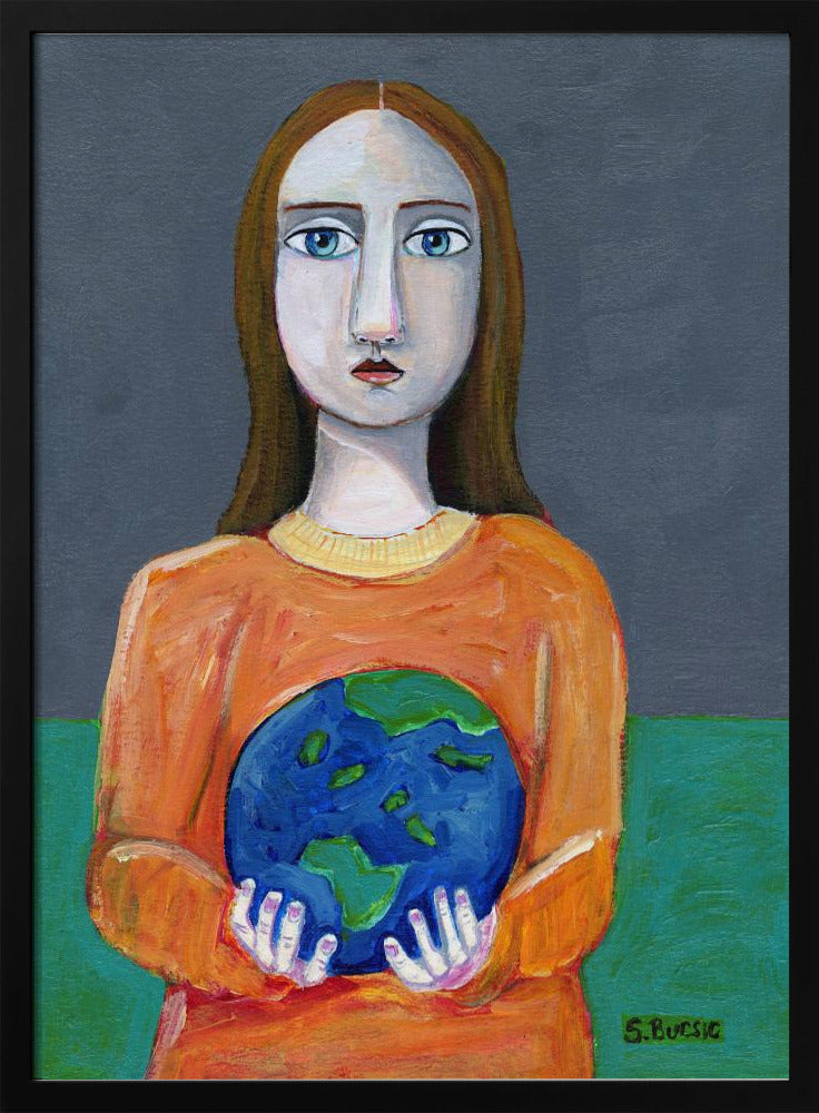 She had the world in her hands | Poster