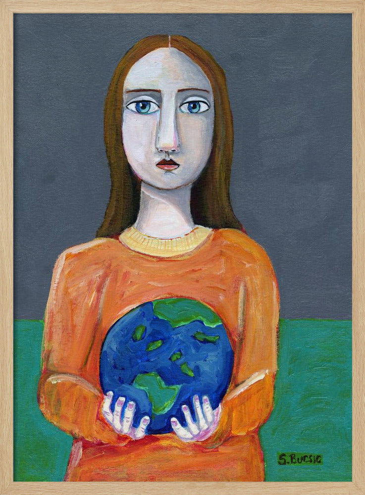 She had the world in her hands | Poster