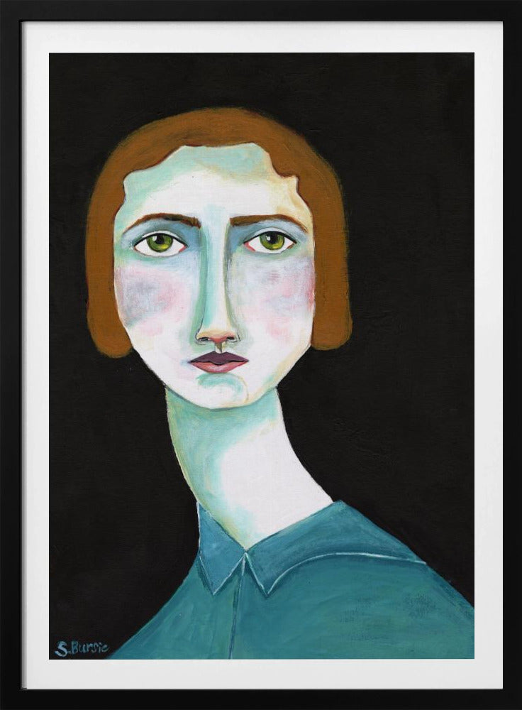 Vintage Lady Looking | Poster