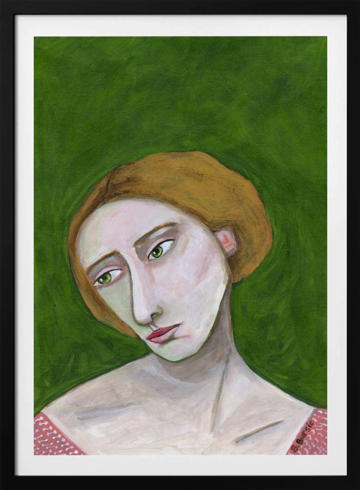 Lady looking down | Poster