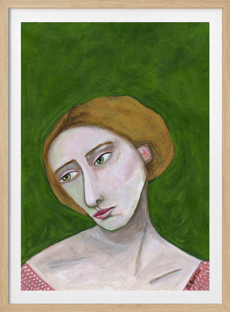 Lady looking down | Poster