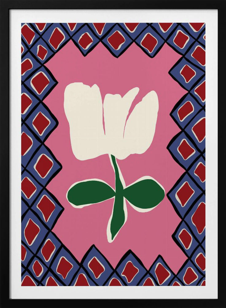 Petal plaid playtime I | Poster