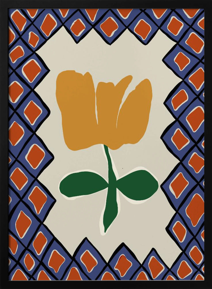 Petal plaid playtime II | Poster