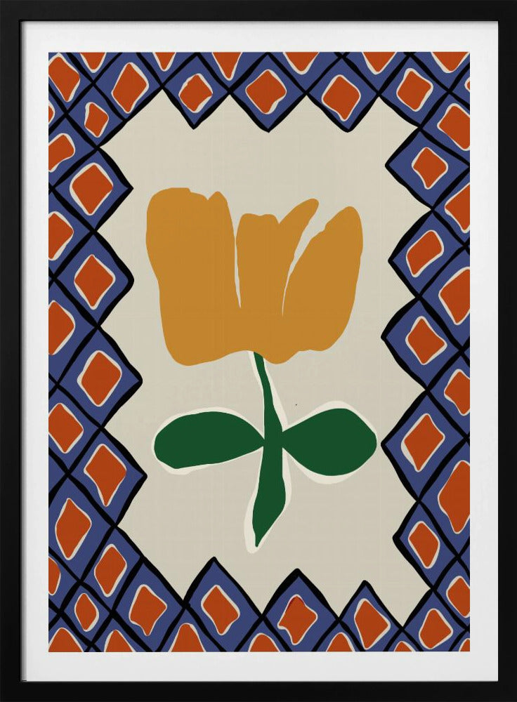 Petal plaid playtime II | Poster