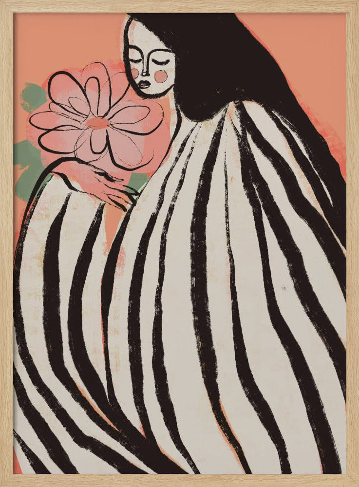 A Silent Moment (Peach) | Poster