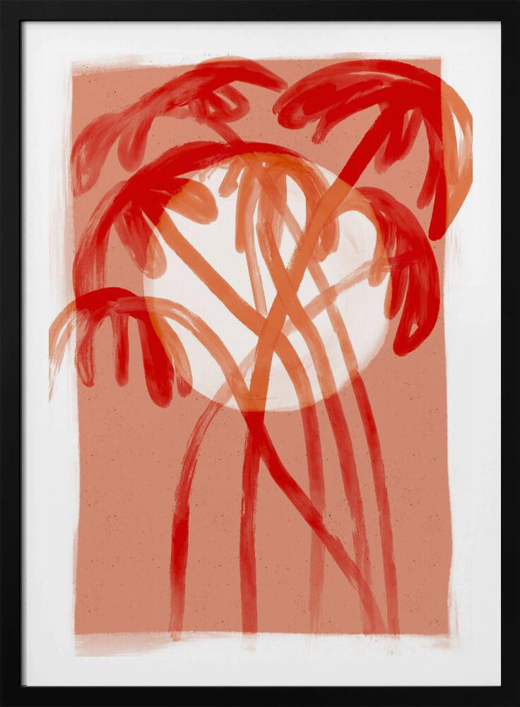 Crimson Palms | Poster
