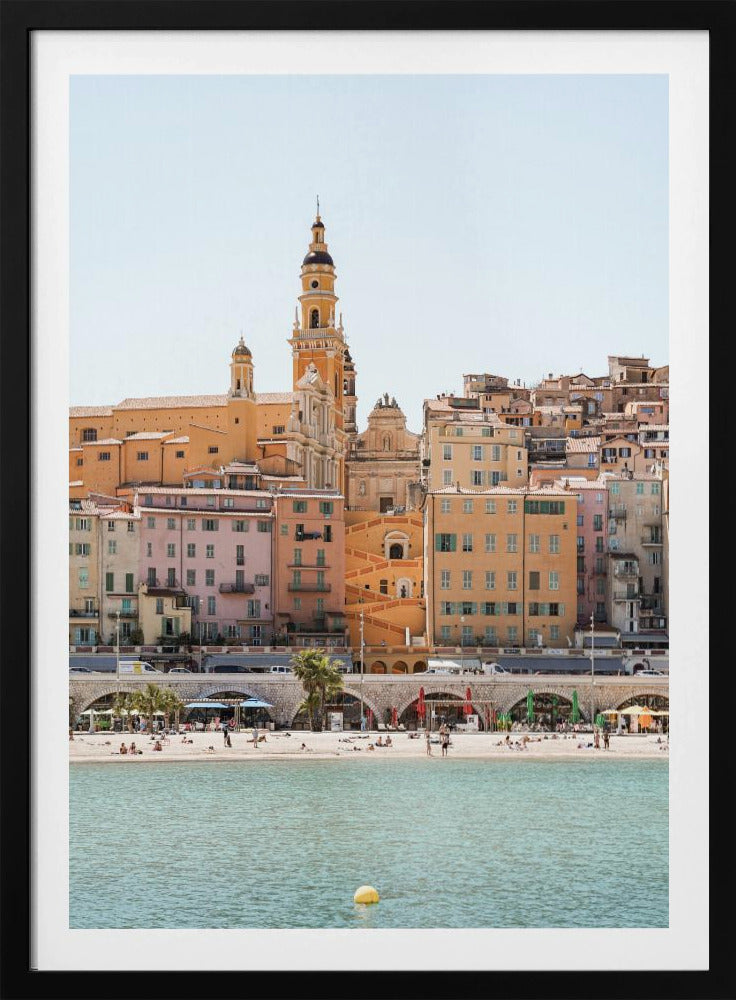 Skyline of Menton | Poster