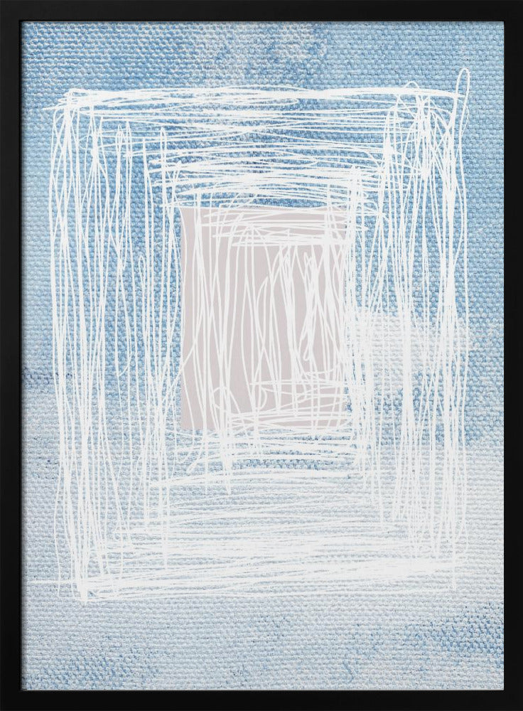 White Linear Patterns With Geometric Design | Poster