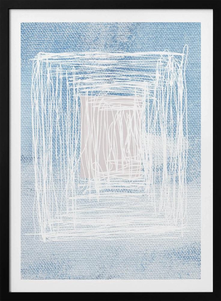 White Linear Patterns With Geometric Design | Poster