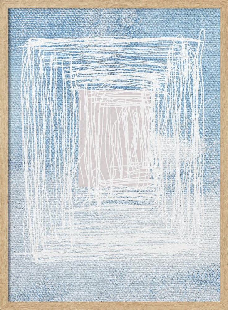 White Linear Patterns With Geometric Design | Poster