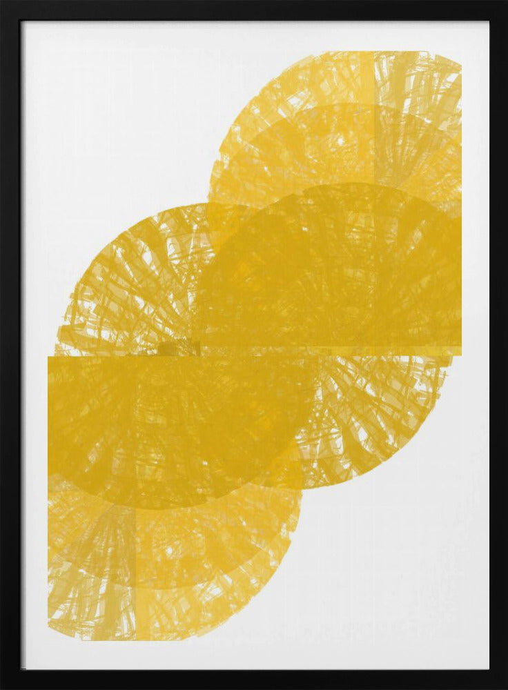 Yellow Circle Fans 1 | Poster