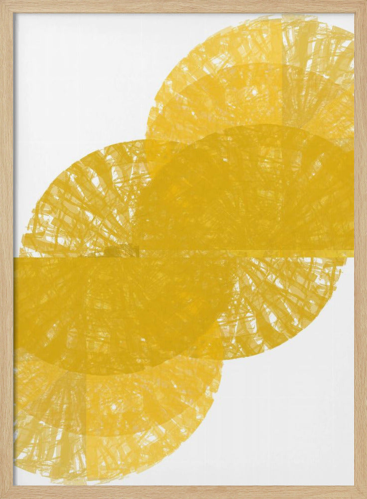 Yellow Circle Fans 1 | Poster