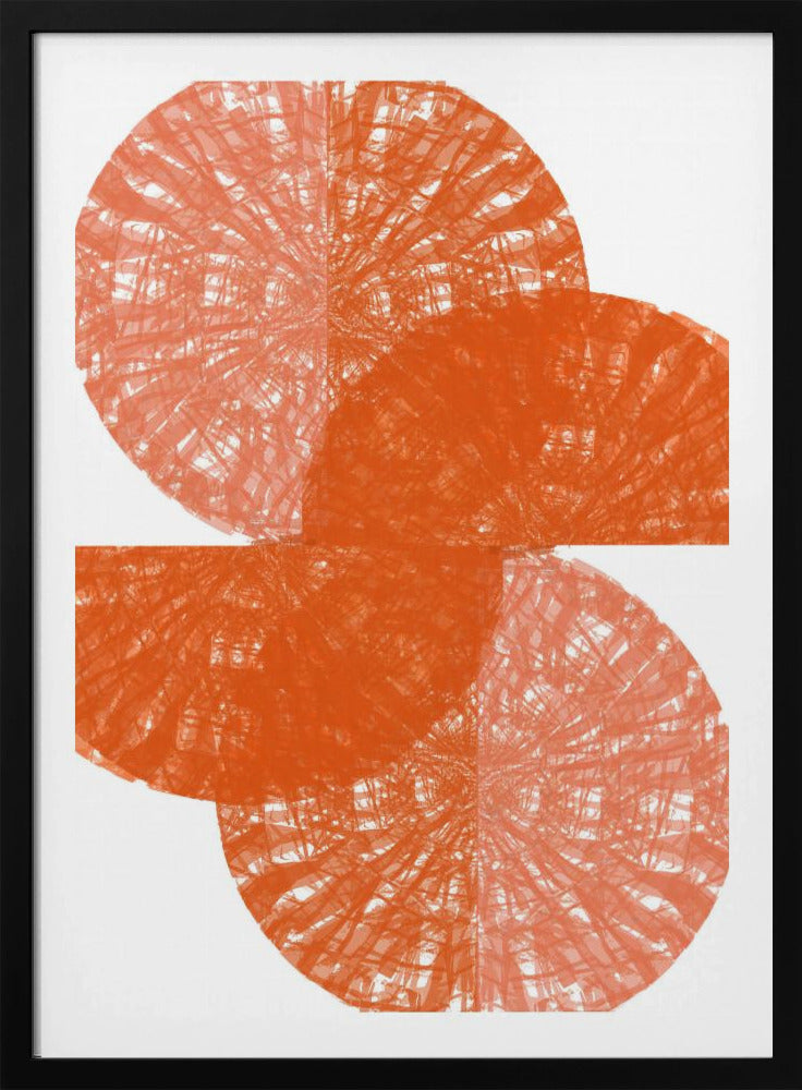 Orange Circle Fans 1 | Poster