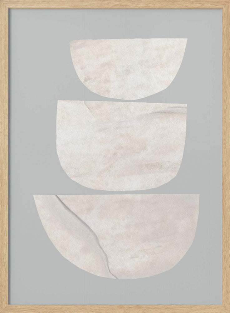 Textured Organic Shapes | Poster