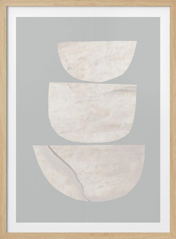 Textured Organic Shapes | Poster