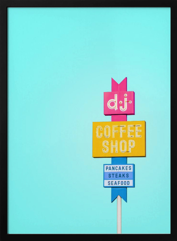 DJ Coffeeshop Sign | Poster