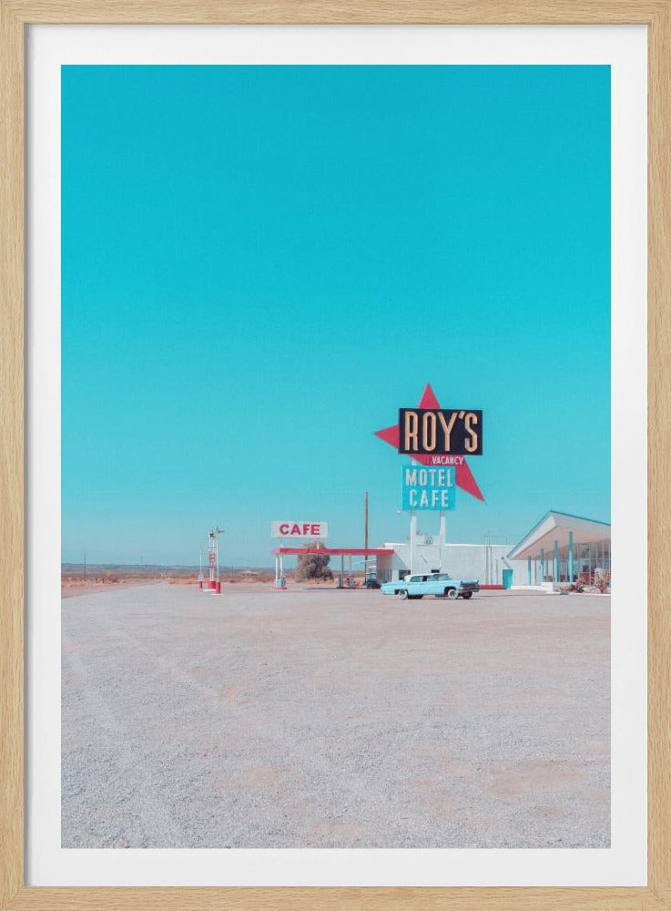 Roy&#039;s Motel Cafe Vintage Sign | Poster