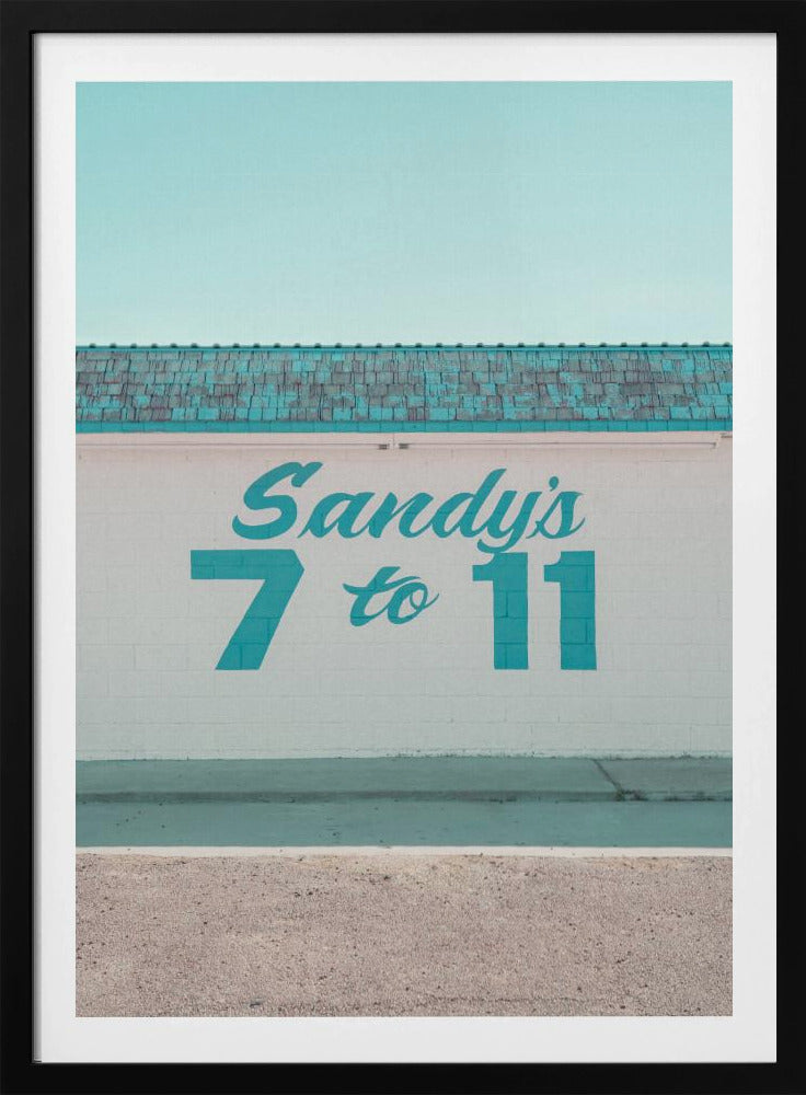 Sandy's 7 to 11 in Marfa, Texas | Poster