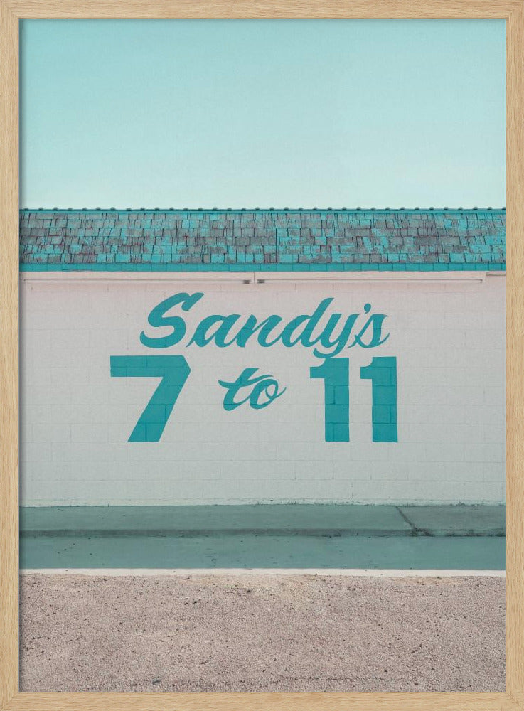 Sandy's 7 to 11 in Marfa, Texas | Poster