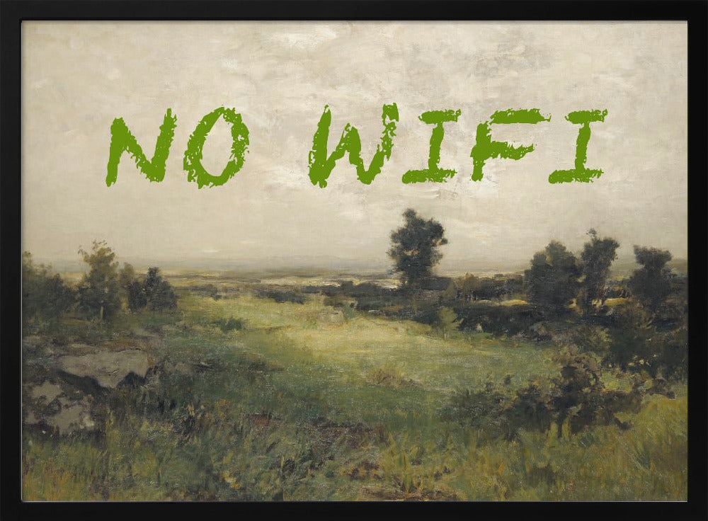 No WiFi / Oil Painting Landscape | Poster