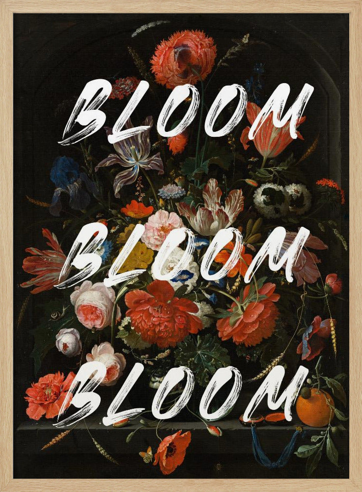 Bloom Vintage Flowers | Poster
