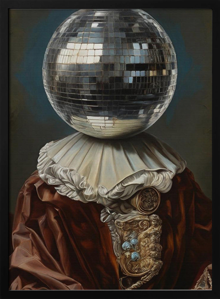 Antique Disco Ball, A Man with Disco head | Poster