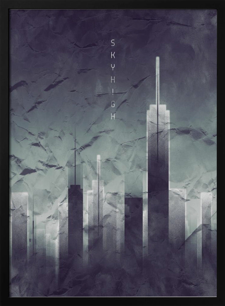 Graphic Art SKYHIGH Vintage Look | Poster