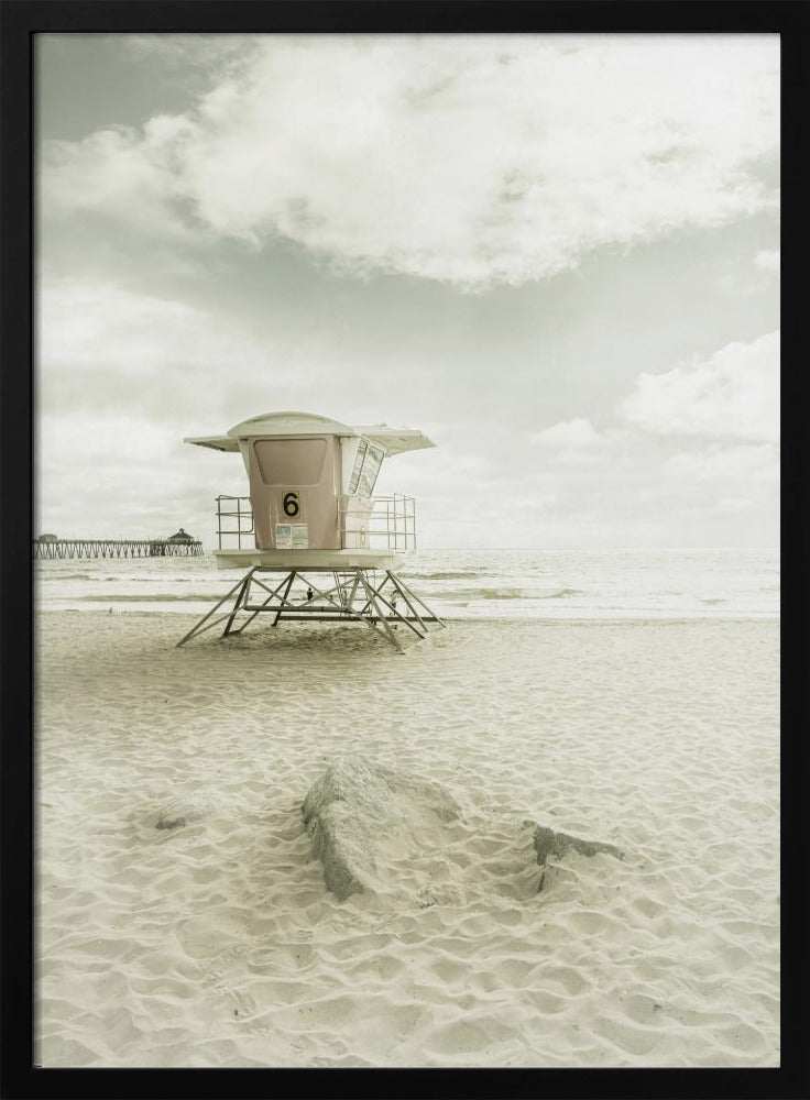 CALIFORNIA Vintage Imperial Beach | Poster