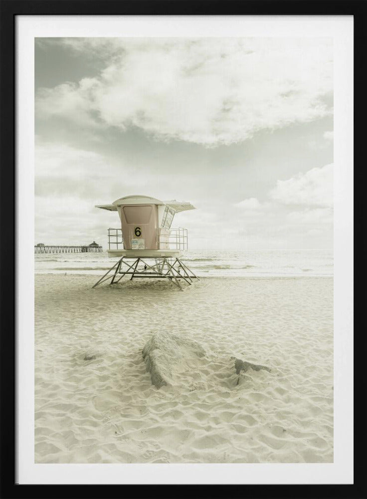 CALIFORNIA Vintage Imperial Beach | Poster