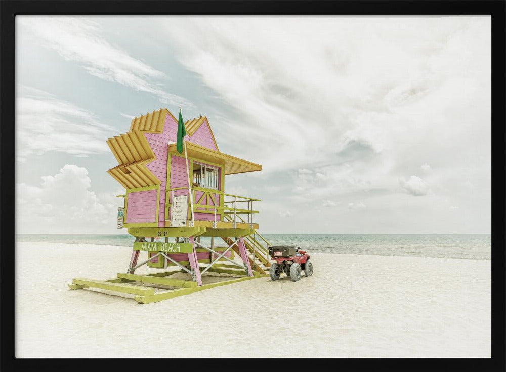 MIAMI BEACH Vintage Florida Flair | Poster