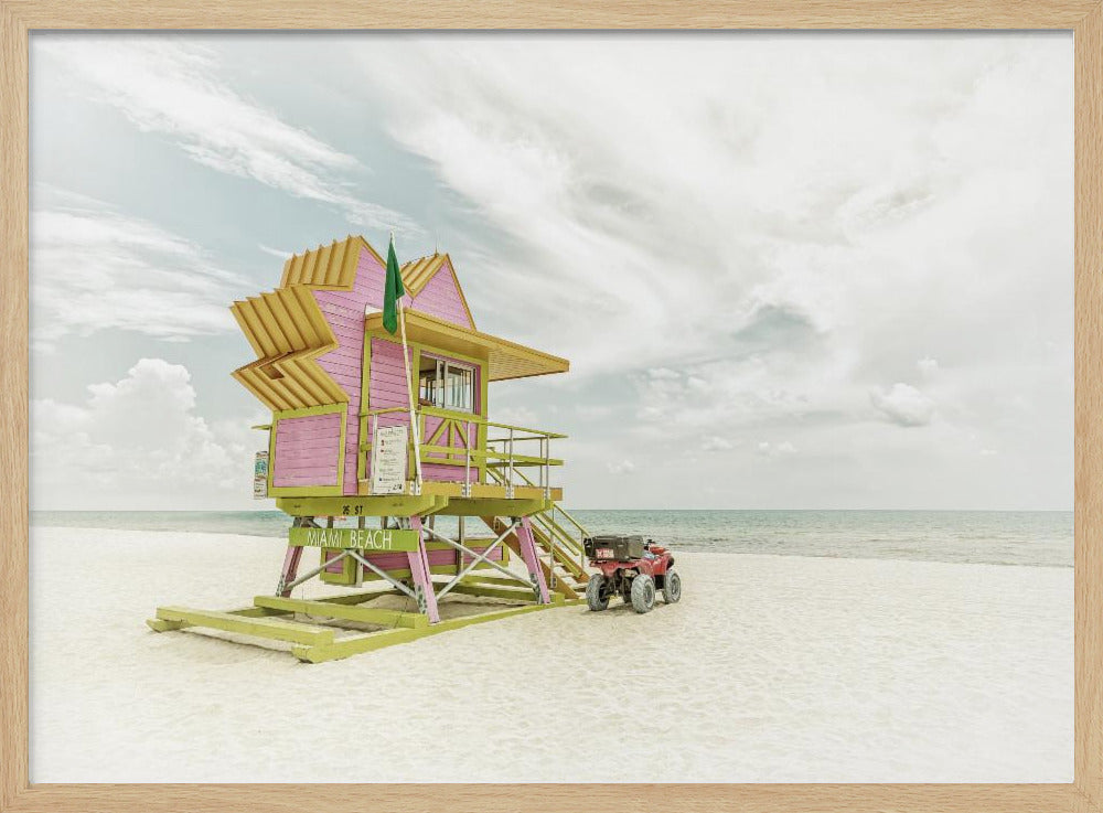 MIAMI BEACH Vintage Florida Flair | Poster