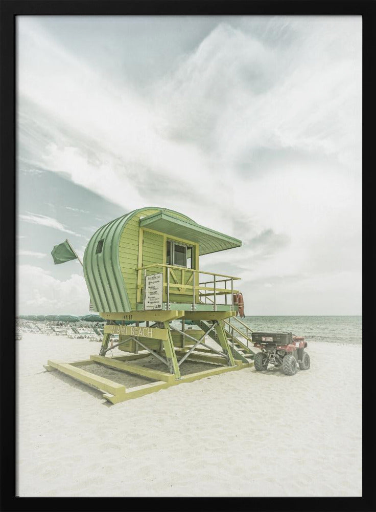 Vintage Florida Flair at Miami Beach | Poster