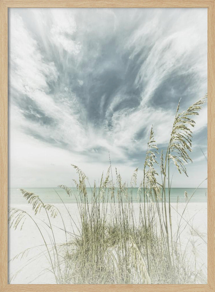Calmness on the beach | Poster